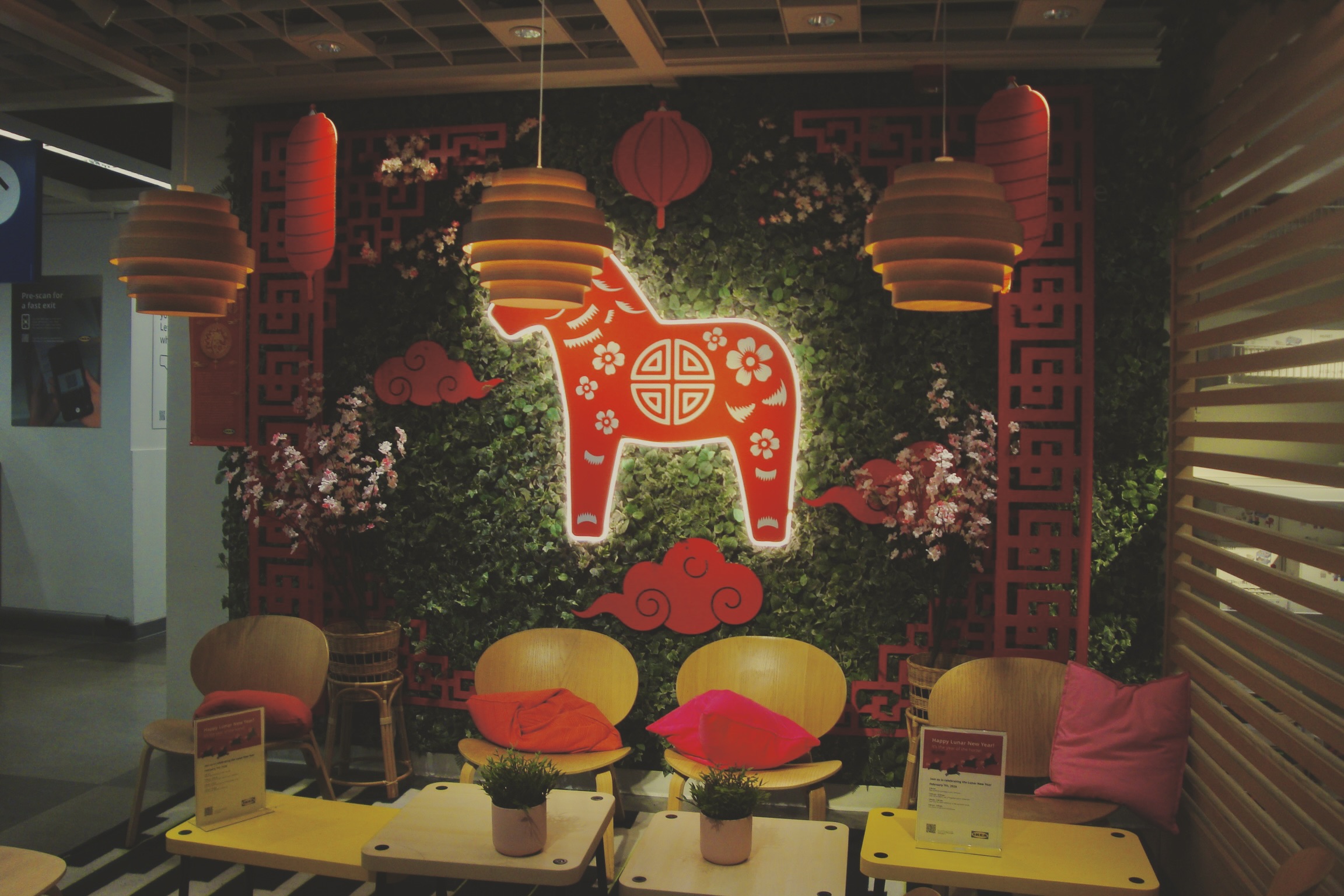 lunar new year decor at ikea